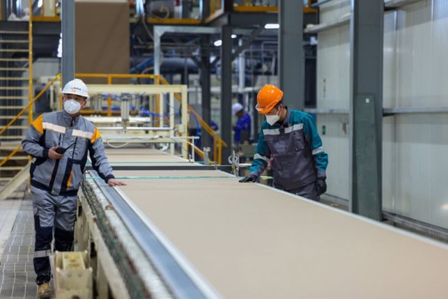 ALPHA eco gypsum board factory